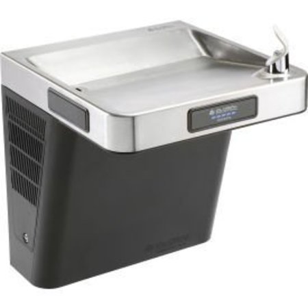 Global Equipment Refrigerated Drinking Fountain, Filtered, Graphite/Stainless Steel, by 761217